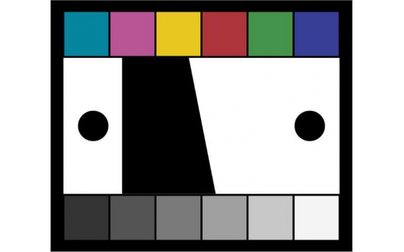 色彩、灰階 SFR Chart圖