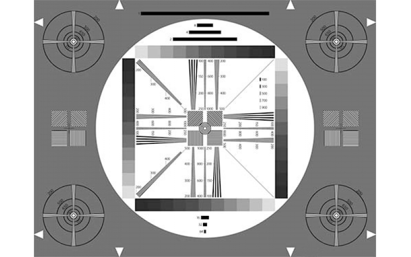 TE97-Q 1K線對每像高HDTV通用綜合分辨率Chart圖