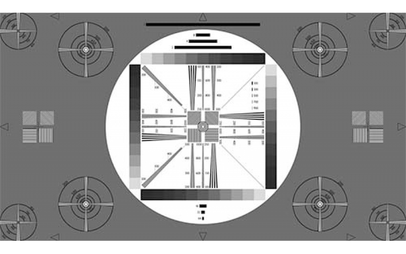TE117-Q 1K線對每像高HDTV通用綜合分辨率Chart圖