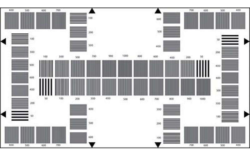 TE224-Q HDTV分辨率Chart圖（1000線對(duì)）
