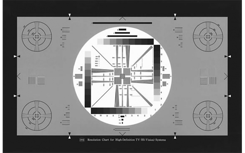 ITE High Resolution Chart for High-definition TV Systems