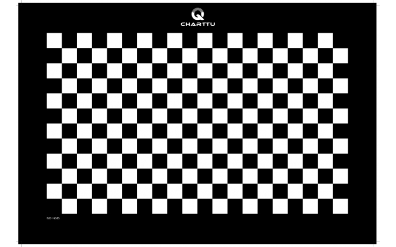 TE287-Q  畸變棋盤格Chart圖（ISO 16505標準）