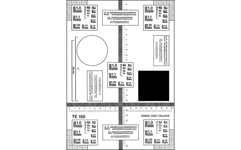 TE150-Q  ISO 2號通用旋轉(zhuǎn)掃描儀Chart圖