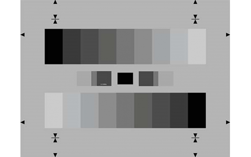 BC64-Q 彩色相機(jī)灰度測試Chart圖(帶有超級黑洞)