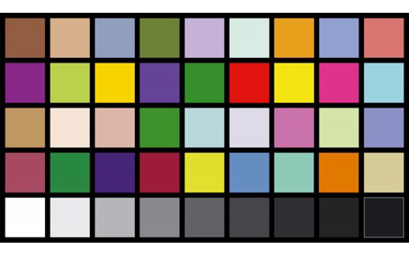 TE226-Q HDTV色彩還原Chart圖（36+9色）