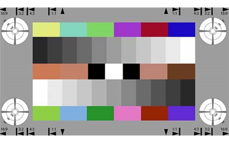 TE256-Q 色彩還原、灰階恰圖