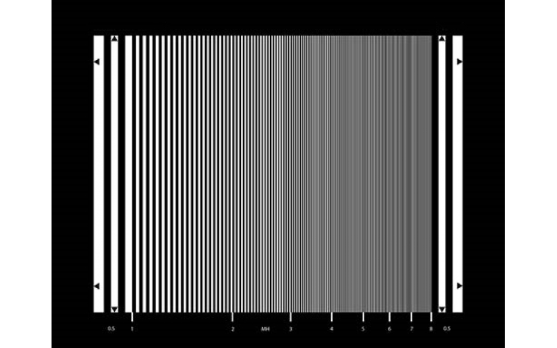 TE152-Q 頻率響應(yīng)Chart圖(1-8 MHz連續(xù))