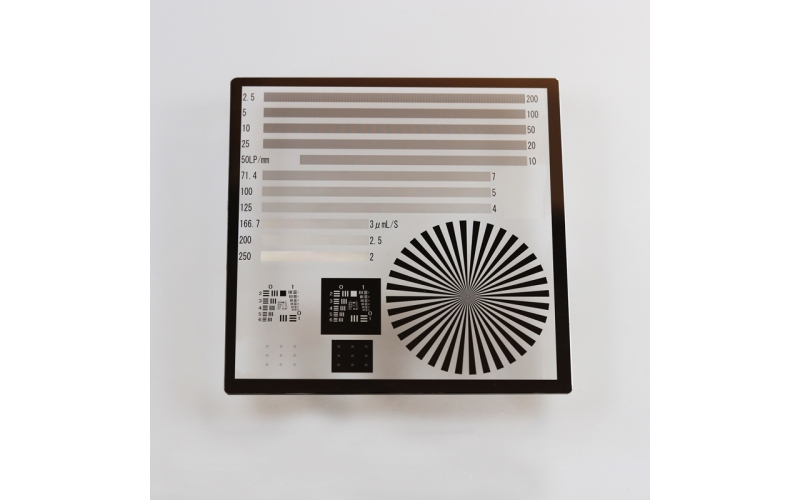 USAF 1951多功能分辨率測(cè)試板125mm×125mmx3mm 精度：1μm 玻璃鍍鉻光刻